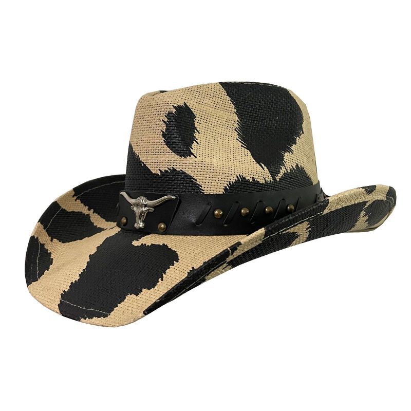 Cow Print Cowgirl Slam Hat Dodávateľ